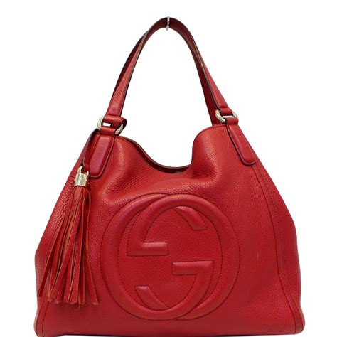 gucci red tote bag